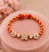 Elegant Butterfly Pearl Designer Rakhi