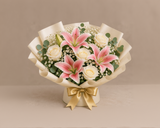 Elegant Lily & Rose Birthday Celebration Combo