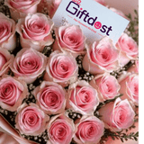 Elegant Pink Roses Bouquet