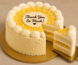 Elegant White Roses & Pineapple Thank You Combo