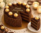 Ferrero Rocher Chocolate Truffle Cake