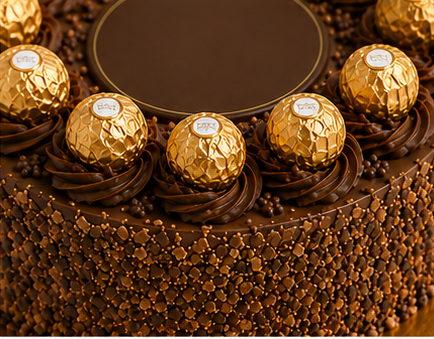 Ferrero Rocher Chocolate Truffle Cake