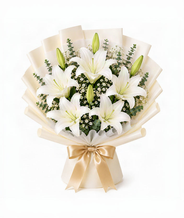 Pure Elegance Lily Bouquet