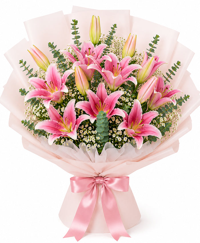 Blushing Lily Bouquet