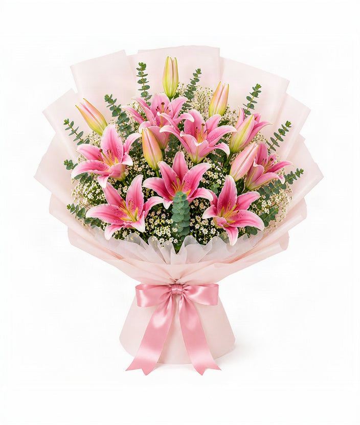 Blushing Lily Bouquet