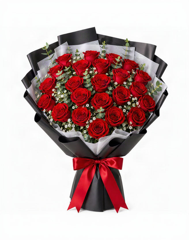 Forever Red Roses Bouquet