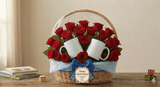Forever Together Anniversary Rose Mug Basket
