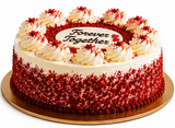 Forever Together Red Velvet Cake