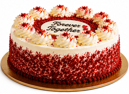 Forever Together Red Velvet Cake