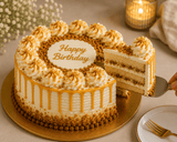 Golden Roses & Butterscotch Birthday Celebration Combo