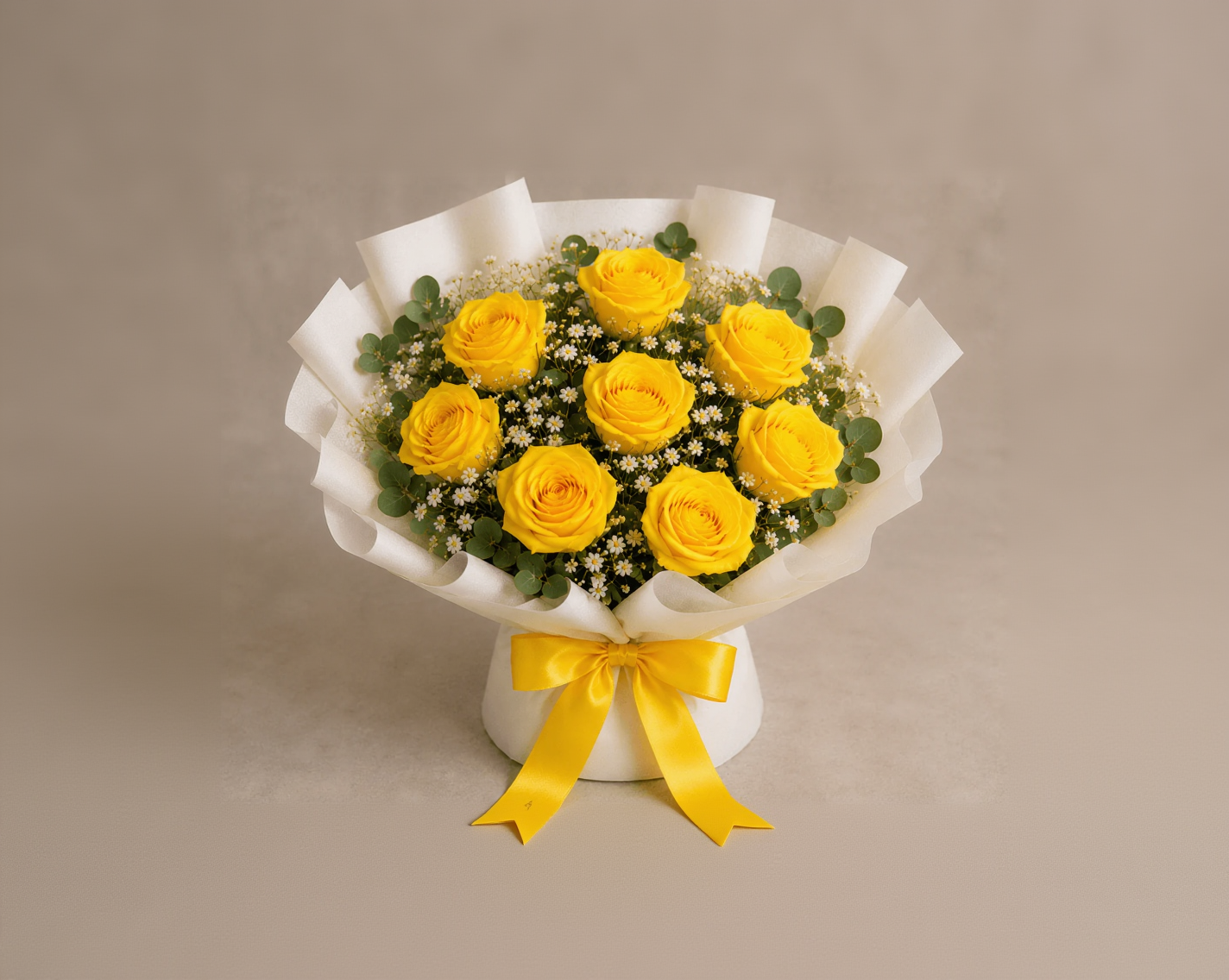 Golden Roses & Butterscotch Birthday Celebration Combo