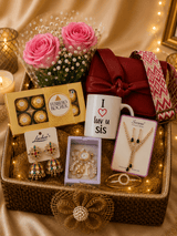 Luxury Red Handbag & Ferrero Rocher Gift Hamper
