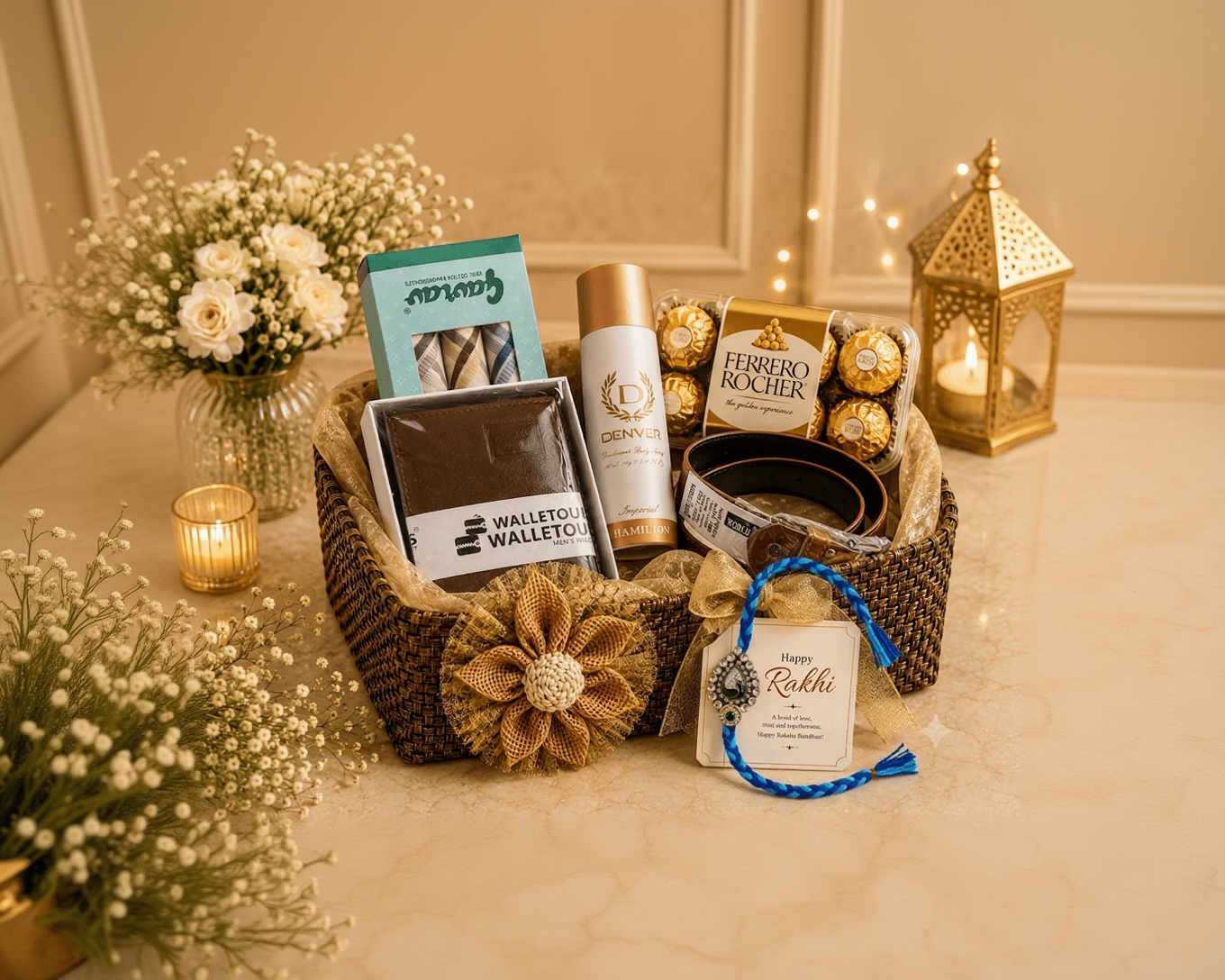 Luxury Brother Celebration Gift Basket