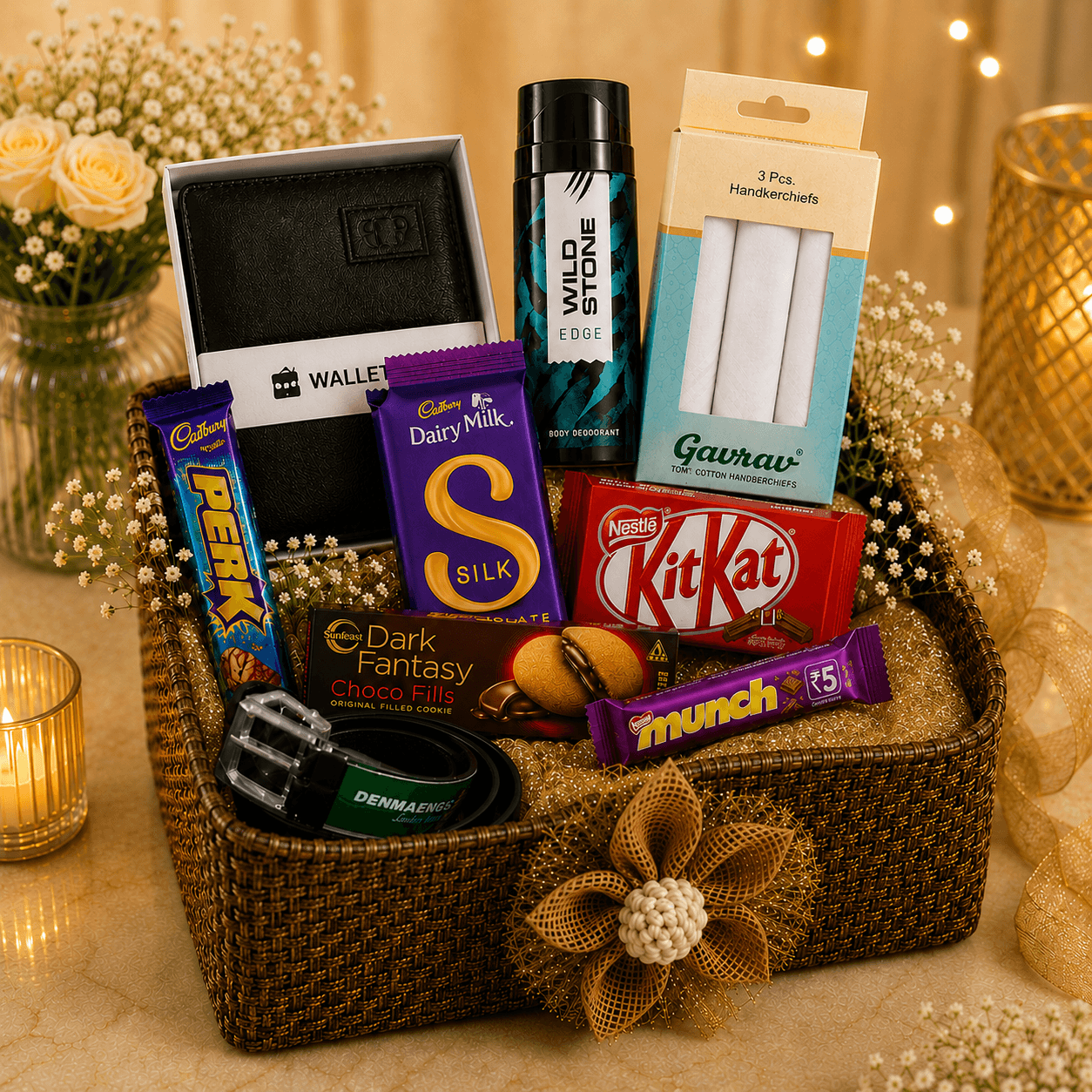 Classic Gentleman Chocolate & Essentials Gift Hamper