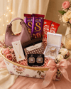 Premium Ladies Fashion Gift Hamper with Handbag, Wallet, Watch & Chocolates