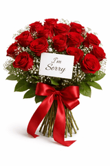 Heartfelt Apology Red Rose Bouquet