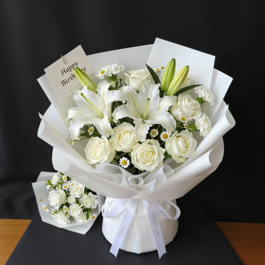 Ivory Elegance Birthday Bouquet