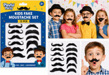 Kids’ Fun Fake Moustache Party Set – 12 Pieces