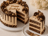 Luxury Birthday Drip Cake