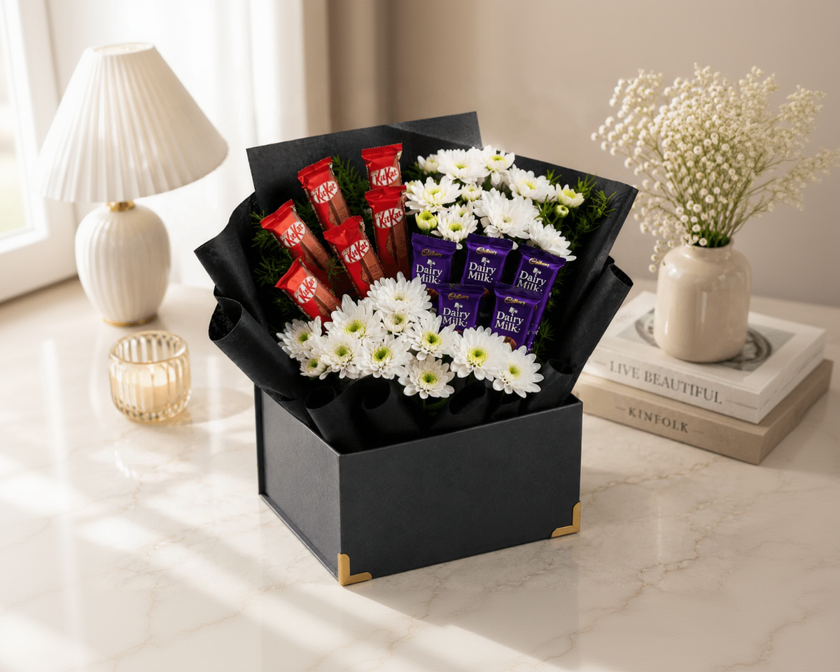 Midnight Choco Blossom Luxe Box