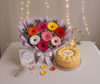 Mixed Gerberas & Butterscotch Thank You Celebration Combo
