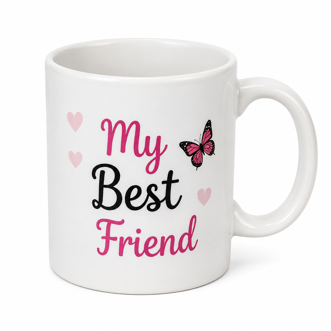 Friendship Day Best Friend Gift Hamper with Personalized Mug, Yellow Roses & Chocolates