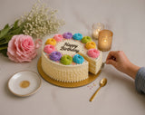 Pastel Rainbow Celebration Cake
