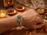 Peacock Feather Designer Rakhi
