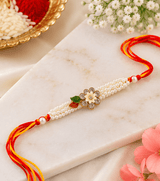 Pearl Floral Designer Rakhi