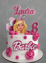 Personalized Barbie Princess Birthday Cake