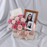 Personalized Pink Roses Memory Gift Hamper