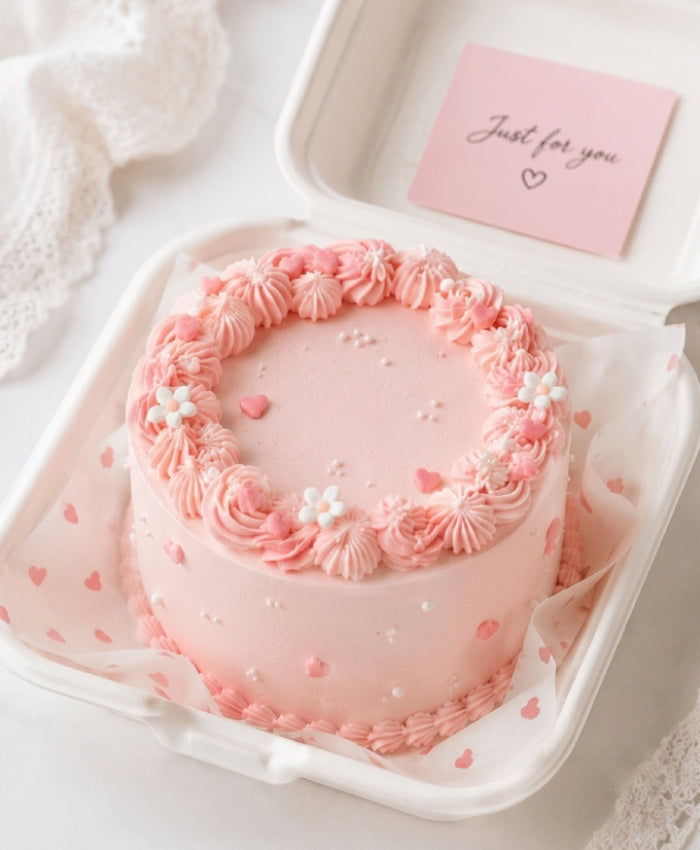 Pink Blossom Love Cake