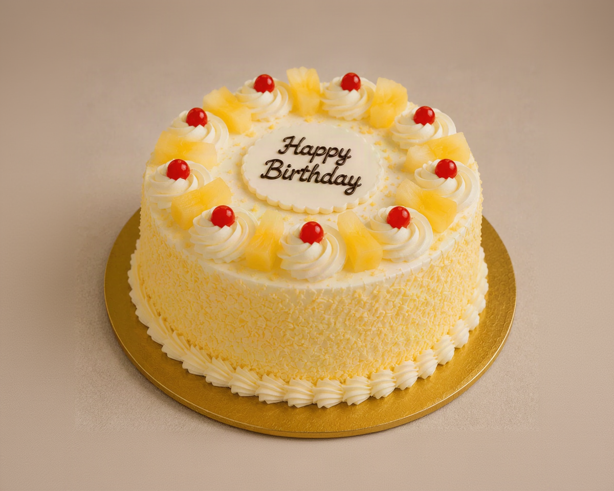 Pink Carnation & Pineapple Birthday Celebration Combo