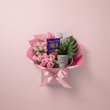 Pink Roses Birthday Surprise Gift Box