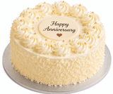 Pink & White Roses with White Forest Anniversary Celebration Combo