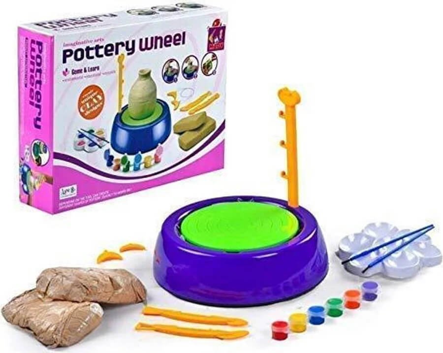 Pottery Wheel Clay Art & Craft Kit