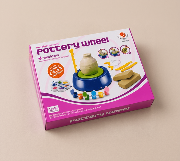 Pottery Wheel Clay Art & Craft Kit