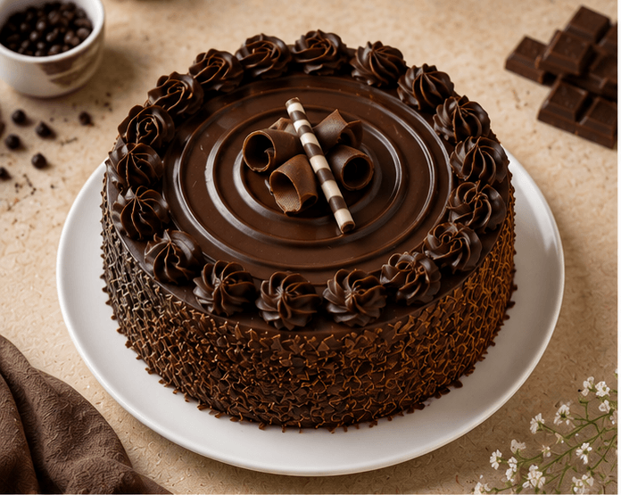 Premium Chocolate Truffle Delight Cake