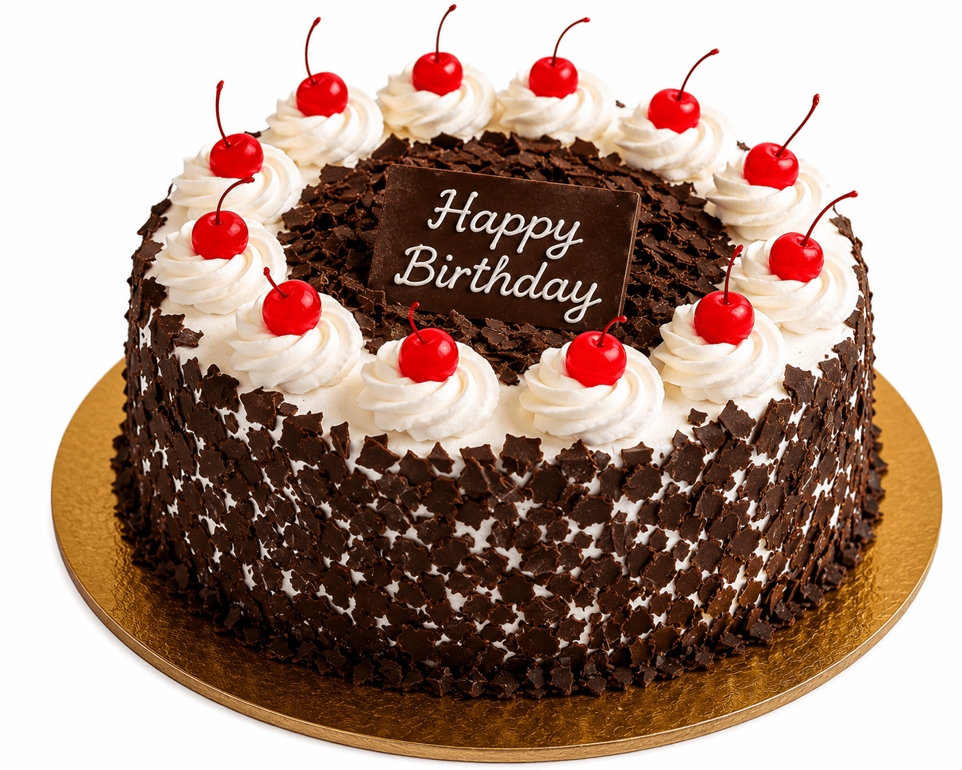 Premium Mixed Roses Bouquet & Black Forest Cake Birthday Combo