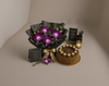 Premium Purple Orchids & Ferrero Chocolate Appreciation Combo