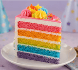 Rainbow Delight Happy Birthday Cream Cake