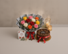 Rainbow Roses & KitKat Chocolate Delight Combo