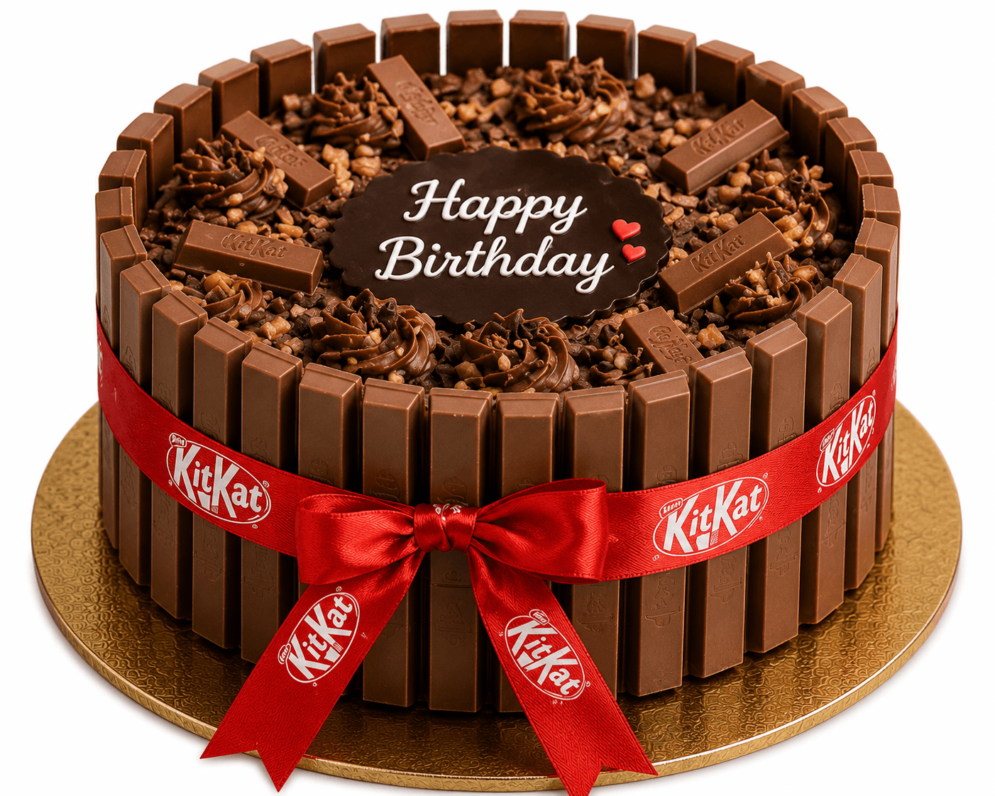Rainbow Roses & KitKat Chocolate Delight Combo
