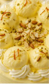 Rasmalai Burst Cake
