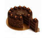 Red Roses & Chocolate Truffle Anniversary Celebration Combo