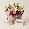 Royal Blush Lily Rose Hatbox