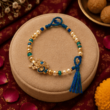 Royal Peacock Pearl Designer Rakhi