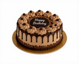 Royal Purple Orchids & Chocolate Truffle Birthday Combo