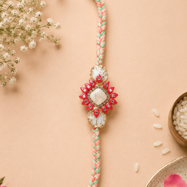 Ruby Floral Designer Rakhi