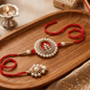 Ruby Pearl Designer Rakhi